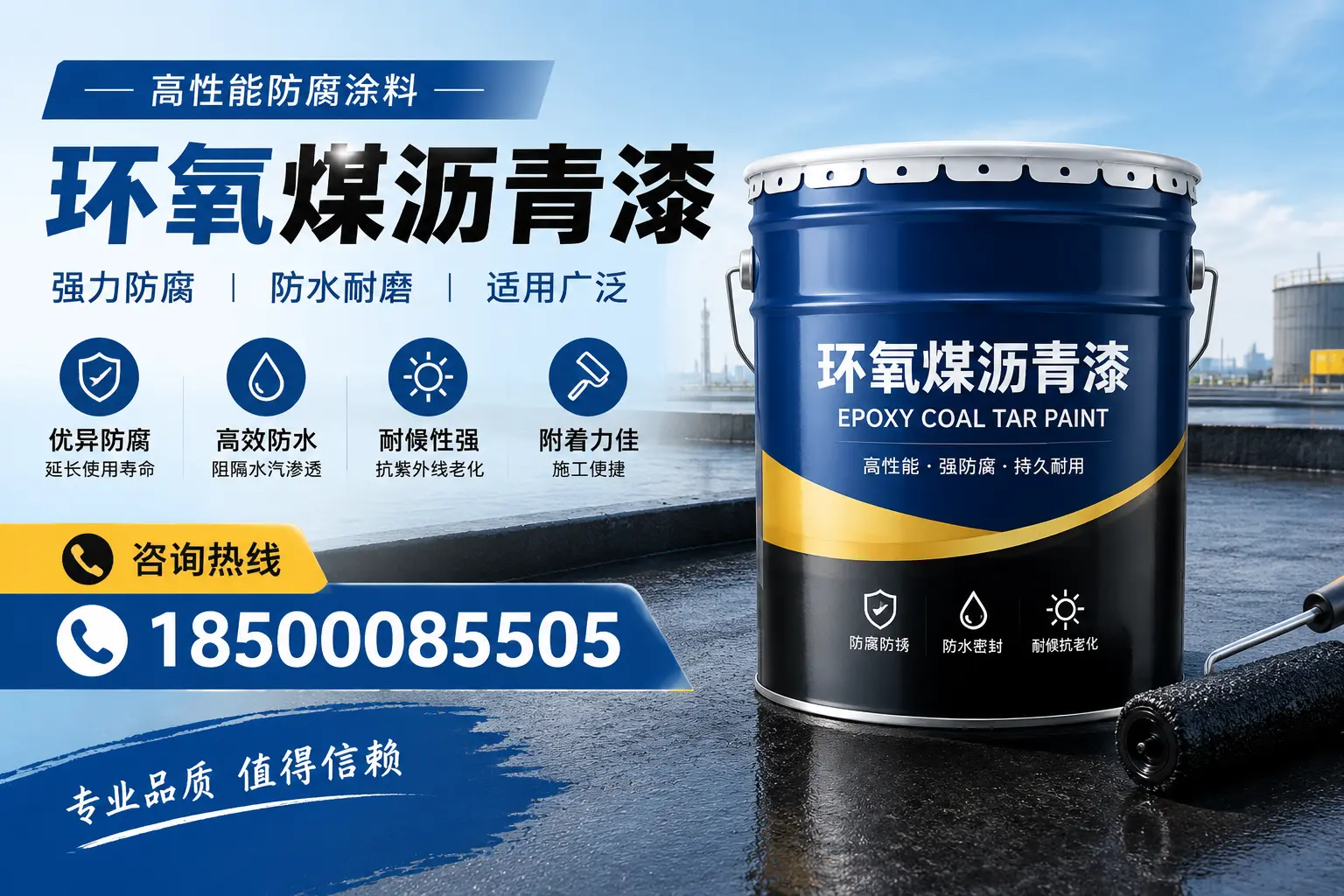 环氧煤沥青漆的主要成分与功能，渑池用户深度了解